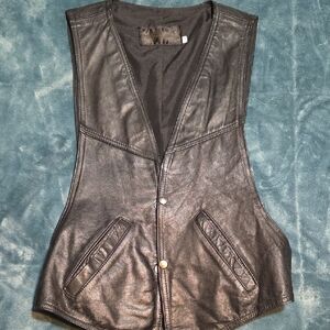 Harley-Davidson Black Leather Vest